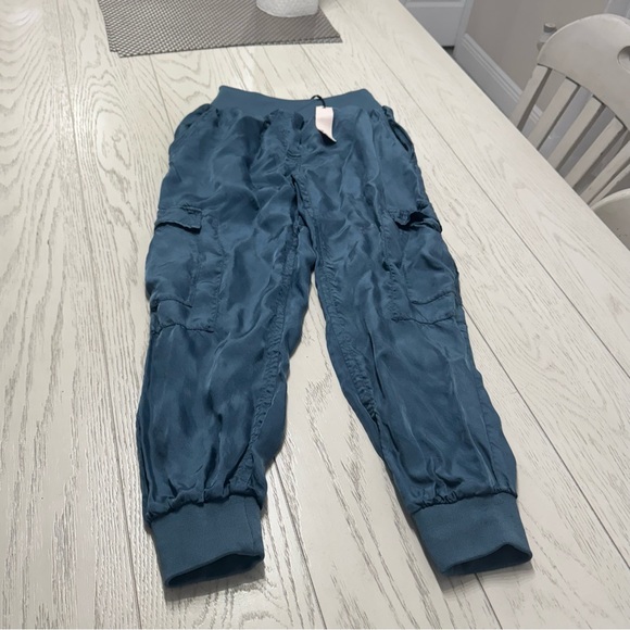 Cinq a Sept Gray Track Pants with Elastic Cuffs - Picture 2 of 10